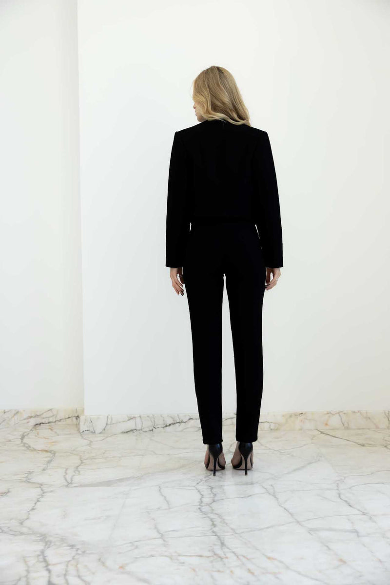 Black Crepe Jacket