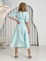 Linen Midi Dress "Stephanie"