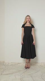 Black Cotton Dress