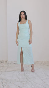 Linen Midi Dress "Olga"