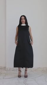 Black Taffeta Dress